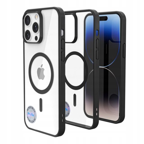 ETUI DO IPHONE 11 PRO CZARNE DO MAGSAFE PRZEZROCZYSTE CASE OBUDOWA CASE