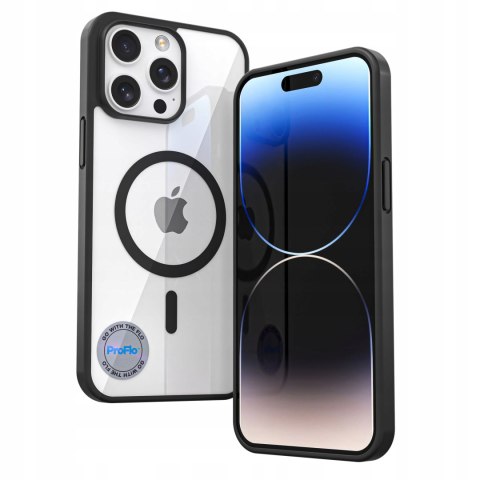 ETUI DO IPHONE 11 PRO MAX CZARNE DO MAGSAFE PRZEZROCZYSTE CASE OBUDOWA