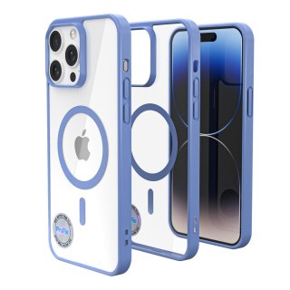 ETUI DO IPHONE 11 PRO MAX JASNY NIEBIESKI DO MAGSAFE PRZEZROCZYSTE CASE