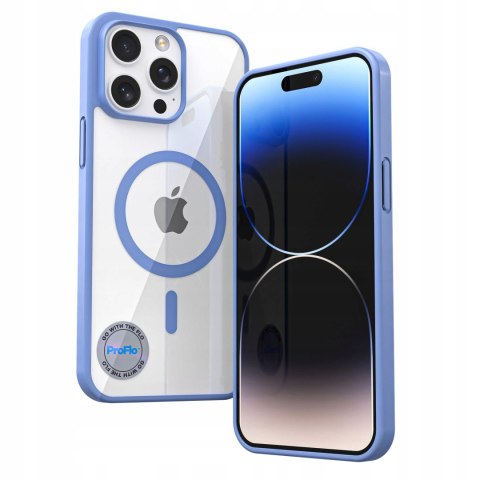 ETUI DO IPHONE 11 PRO MAX JASNY NIEBIESKI DO MAGSAFE PRZEZROCZYSTE CASE