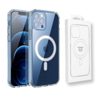 ETUI DO IPHONE 11 PRO MAX PRZEZROCZYSTE MAGSAFE CASE WZMACNIANE BEZBARWNE