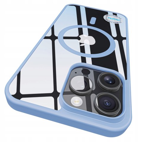 ETUI DO IPHONE 11 PRO NIEBIESKI DO MAGSAFE PRZEZROCZYSTE CASE OBUDOWA CASE