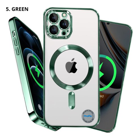 Etui Case do iPhone 11 PRO MAX do MagSafe SREBRNE ochrona aparatu KOLORY