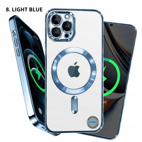 Etui Case do iPhone 11 PRO MAX do MagSafe SREBRNE ochrona aparatu KOLORY