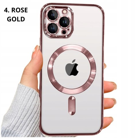 Etui do iPhone 11 PRO do MagSafe RÓŻOWE ROSE GOLD Ochrona Aparatu