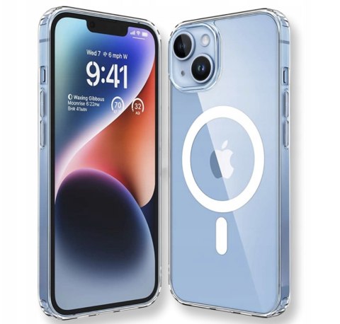 Case etui do IPHONE 11 WZMACNIANE do MagSafe przezroczyste wytrzymałe -