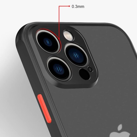 ETIU DO IPHONE 14 PRO CZARNE MATOWE SILIKON WYTRZYMAŁE