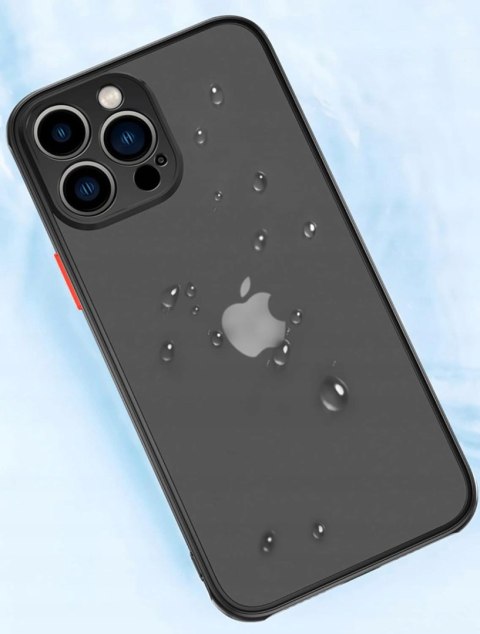 ETIU DO IPHONE 14 PRO CZARNE MATOWE SILIKON WYTRZYMAŁE