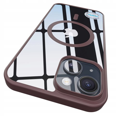 ETUI DO IPHONE 13 DO MAGSAFE PRZEZROCZYSTE CASE CLEAR WINE RED DO IPHON