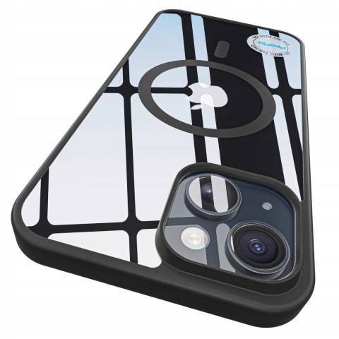 ETUI DO IPHONE 14 DO MAGSAFE PRZEZROCZYSTE CASE CLEAR CZARNY BLACK