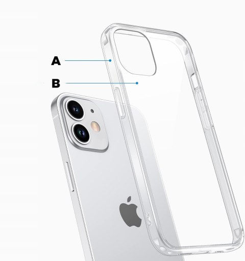 ETUI PRZEZROCZYSTE DO IPHONE 11 CLEAR CASE APPLE OBUDOWA DO IPHON wysoka