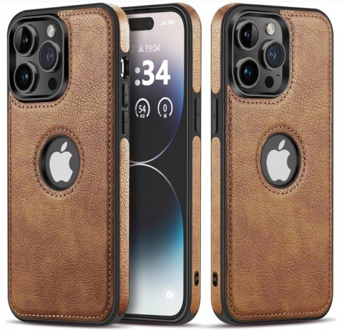 ETUI SKÓRA DO IPHONE 14 PRO - FUTERAŁ SKÓRZANY POKROWIEC PREMIUM DO IPHONE