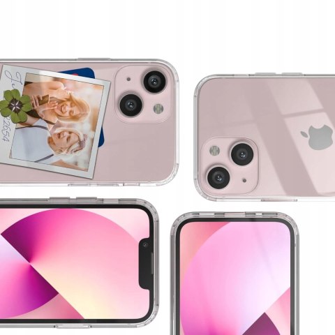 Etui do iPhone 14 przezroczyste WYTRZYMAŁE WZMACNIANE case obudowa clear