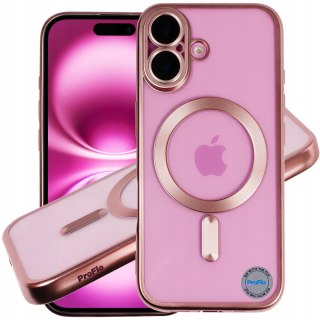 Etui do iPhone 16 Różowy Case do MagSafe Ochrona Aparatów Rose Gold Różowe