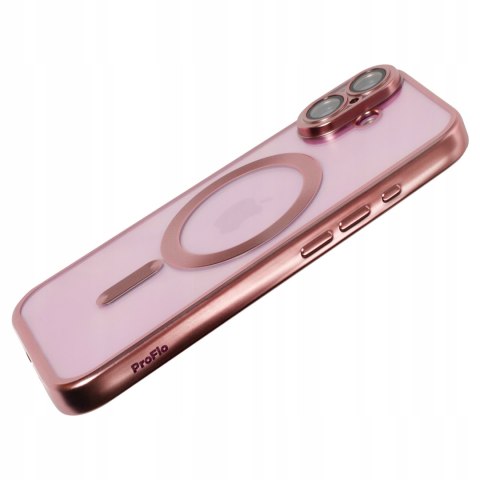 Etui do iPhone 16 Różowy Case do MagSafe Ochrona Aparatów Rose Gold Różowe