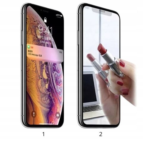 SZKŁO HARTOWANE 8D 9H DO IPHONE 14 PRO EFEKT LUSTRA MIRROR SZYBKA