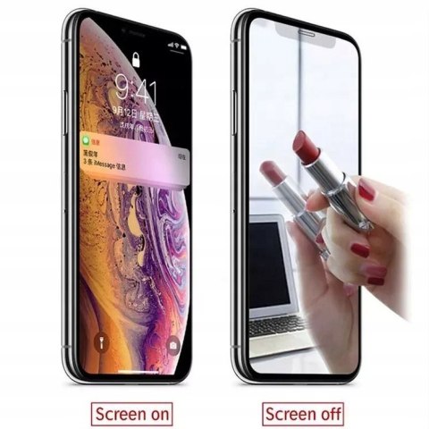 SZKŁO NA EKRAN DO IPHONE 11 OCHRONNE 9H EFEKT LUSTRA 8D MIRROR