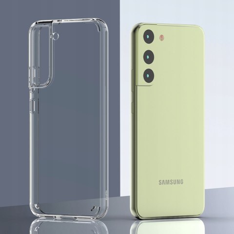 Etui do Samsung S22 Przezroczyste Bezbarwne ProFlo Case Przezroczysty