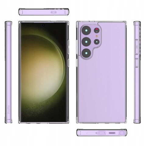 Etui do Samsung S22 Ultra Przezroczyste Bezbarwne ProFlo Case Przezroczysty