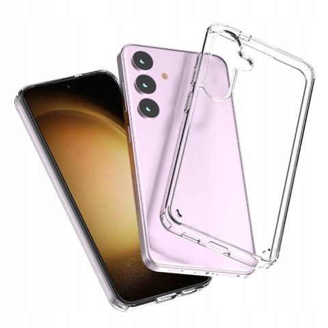 Etui do Samsung S24+ PLUS Przezroczyste Bezbarwne ProFlo Case Przezroczysty