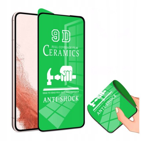 Pancerne Etui z Folia Ceramiczną do iPhone 15 Pro Max, Niebieskie