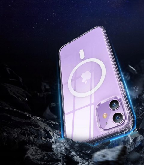 CASE ETUI DO IPHONE 11 CLEAR DO MAGSAFE WZMACNIANE PRZEŹROCZYSTE OBUDOWA