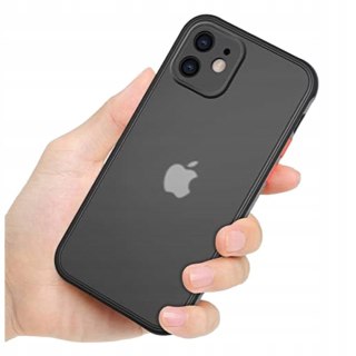 ETIU DO IPHONE 12 CZARNE MATOWE SILIKON WYTRZYMAŁE CASE DO IPHON