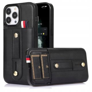 Etui do iPhone 15 Pro Max 6,7" skórzane Case Skórzany Brązowy Portfel