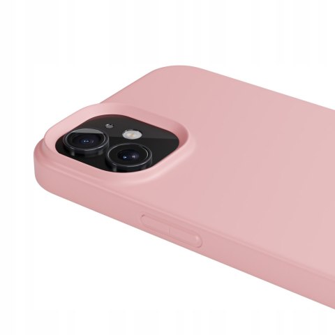 Etui ze Sznurkiem do iPhone 12 na Ramię Różowe Pudrowy Różowy Case Obudowa