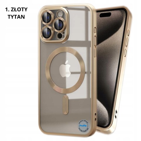 Etui do iPhone 11 Pro 6,1" Tytan Naturalny MATOWY do MagSafe bezbarwne