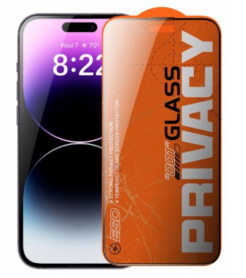 Szkło hartowane do iPhone 11 PRO MAX prywatyzujące wytrzymałe