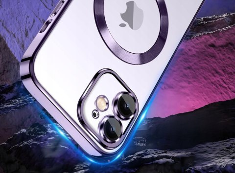 Etui Case do iPhone 11 FIOLETOWE do MagSafe Ochrona Aparatu obudowa KOLORY