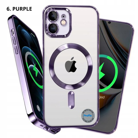 Etui obudowa do iPhone 11 do MagSafe CIEMNE NIEBIESKIE KOLORY